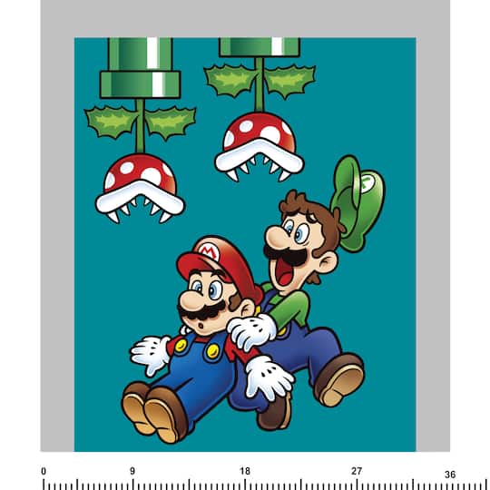 Nintendo® Super Mario™ Jump Cotton Fabric